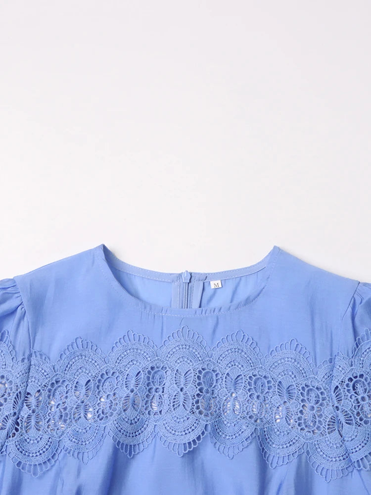 Eleanor Lace Embroidery Dress