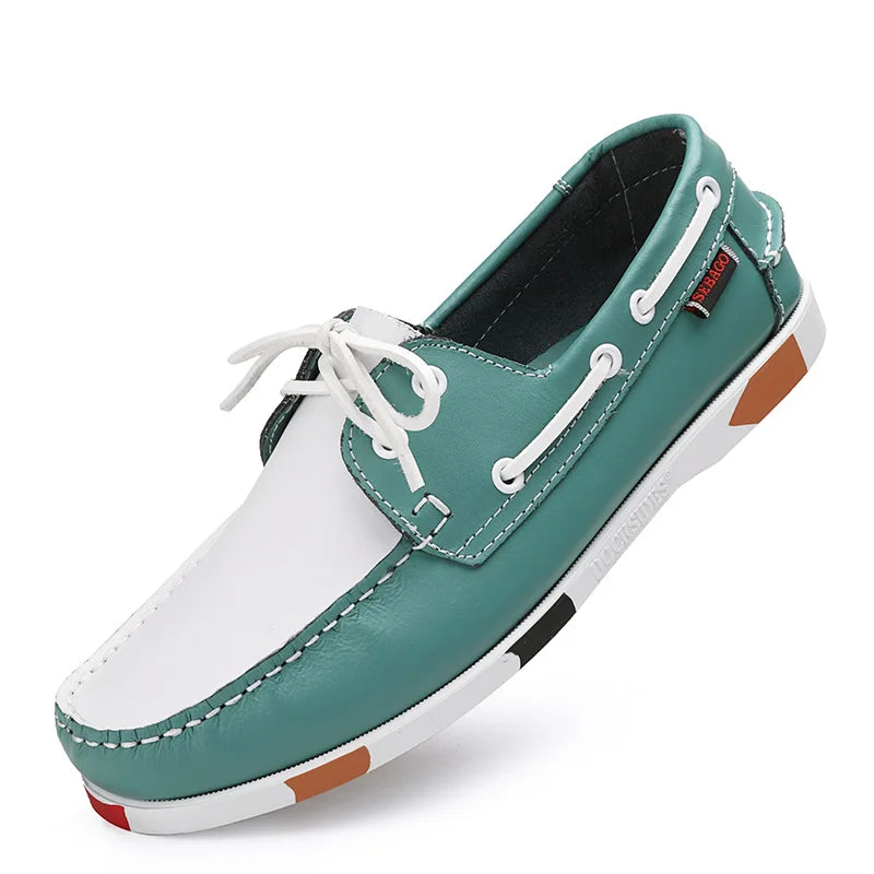 OLIVER LEATHER MOCCASIN SNEAKERS
