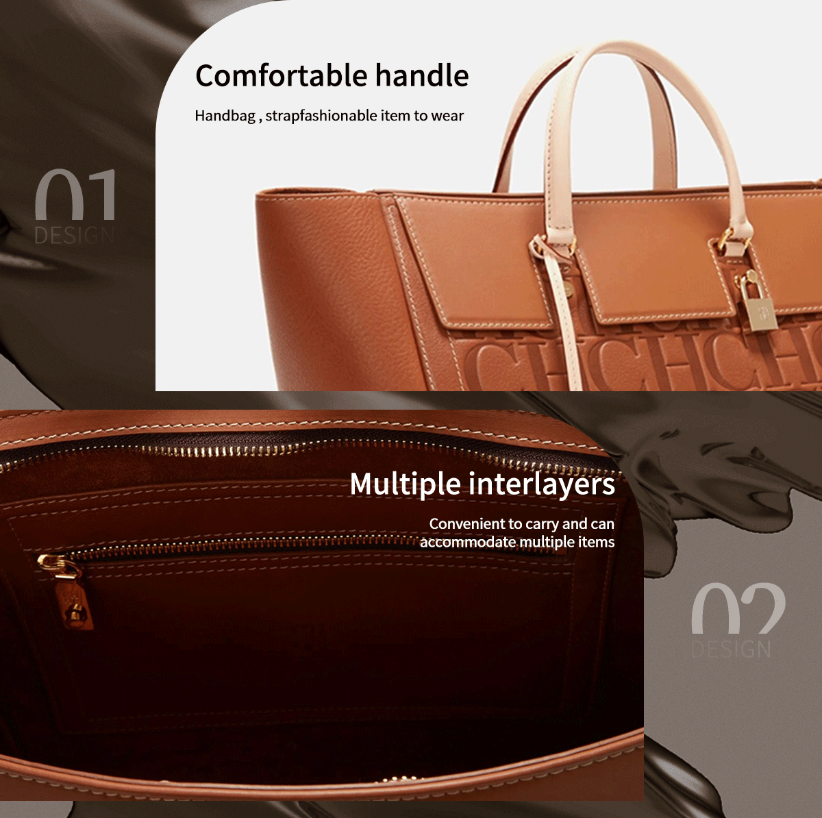 VICTORIA EMBOSSED TOTE WALLET
