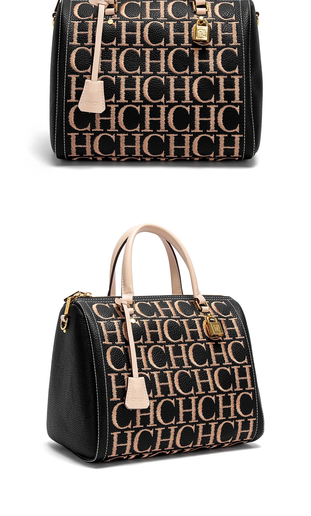 Charlotte Lettered Baguette Bag