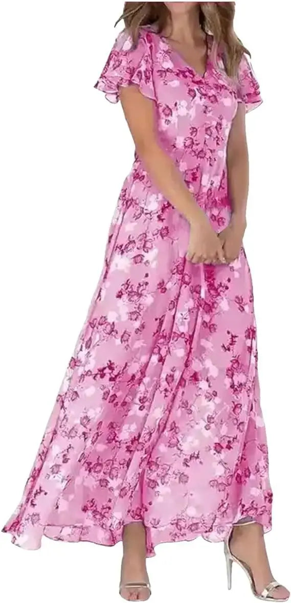 AMELIA FLORAL BOHO DRESS