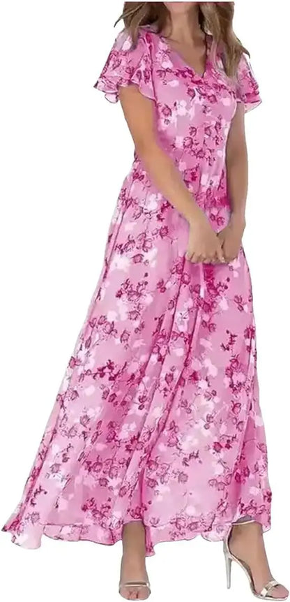 AMELIA FLORAL BOHO DRESS