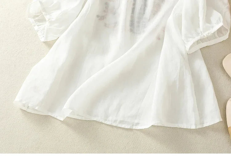 ALICE LINEN BLOUSE