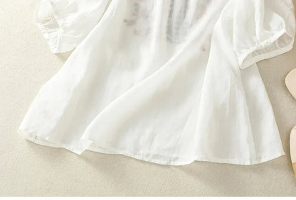 ALICE LINEN BLOUSE