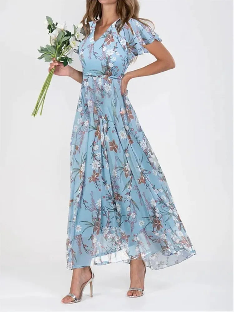 AMELIA FLORAL BOHO DRESS