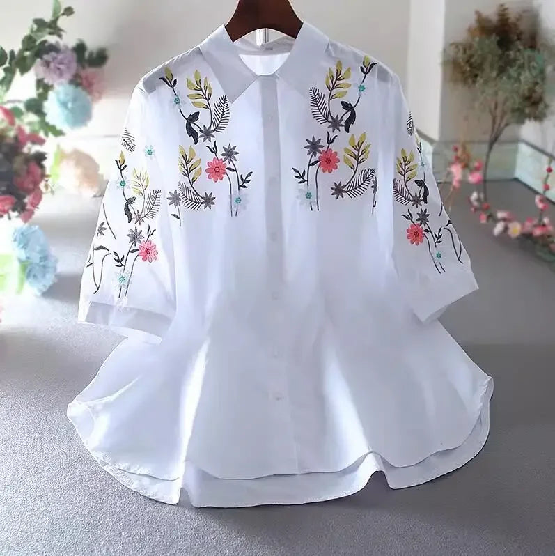 DANIELLE LINEN BLOUSE
