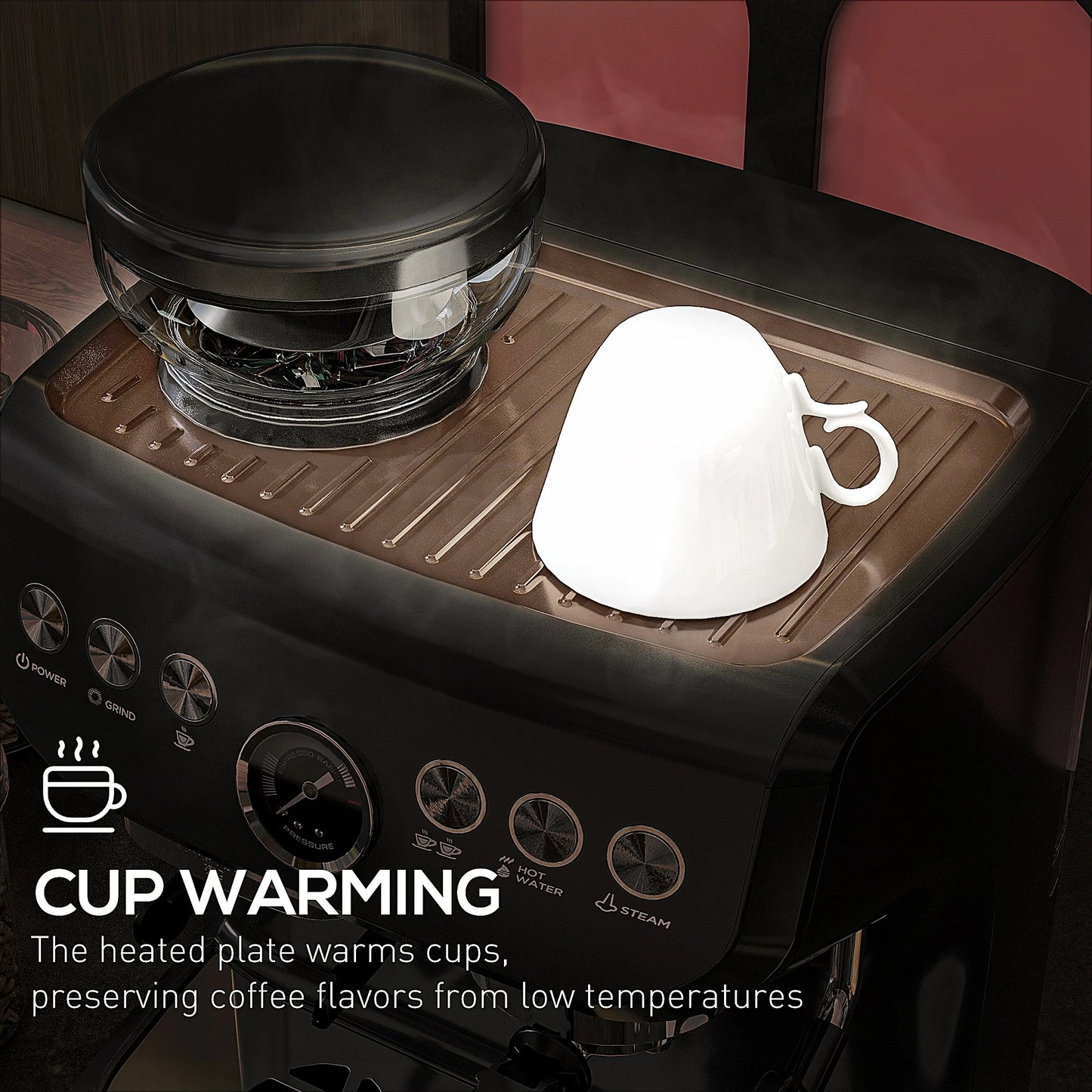 HOMCOM PROFESSIONAL ESPRESSO MACHINE