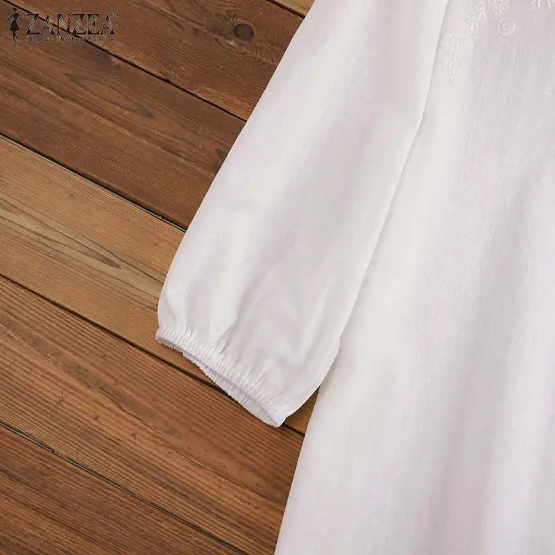 OLIVIA LINEN BLOUSE