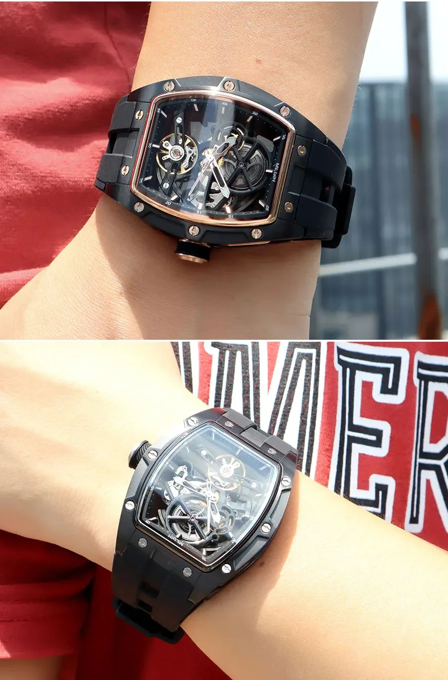 ETHAN AUTOMATIC SKELETON WATCH