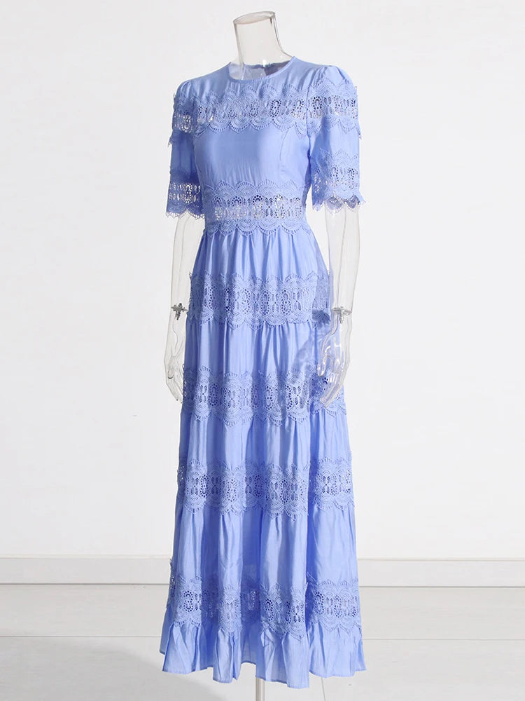 Eleanor Lace Embroidery Dress