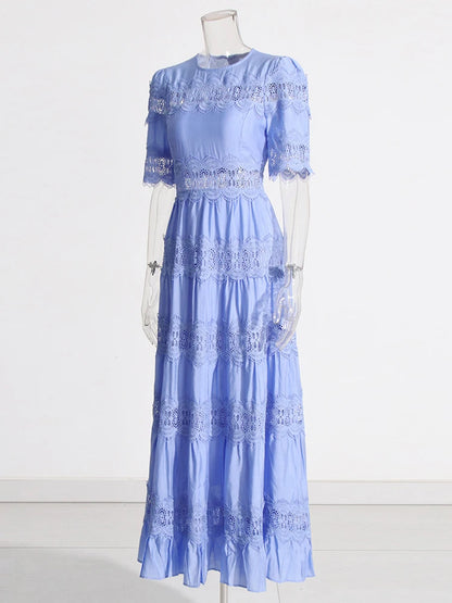 Eleanor Lace Embroidery Dress