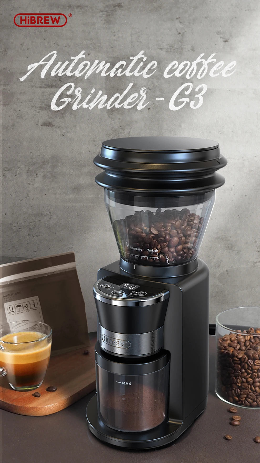 THE HIBREW CONNOISSEUR GRINDER