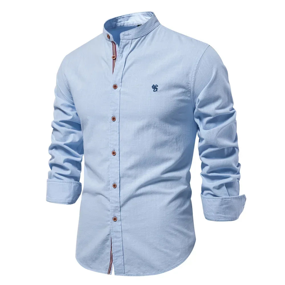 THE MAYFAIR LINEN BLEND SHIRT