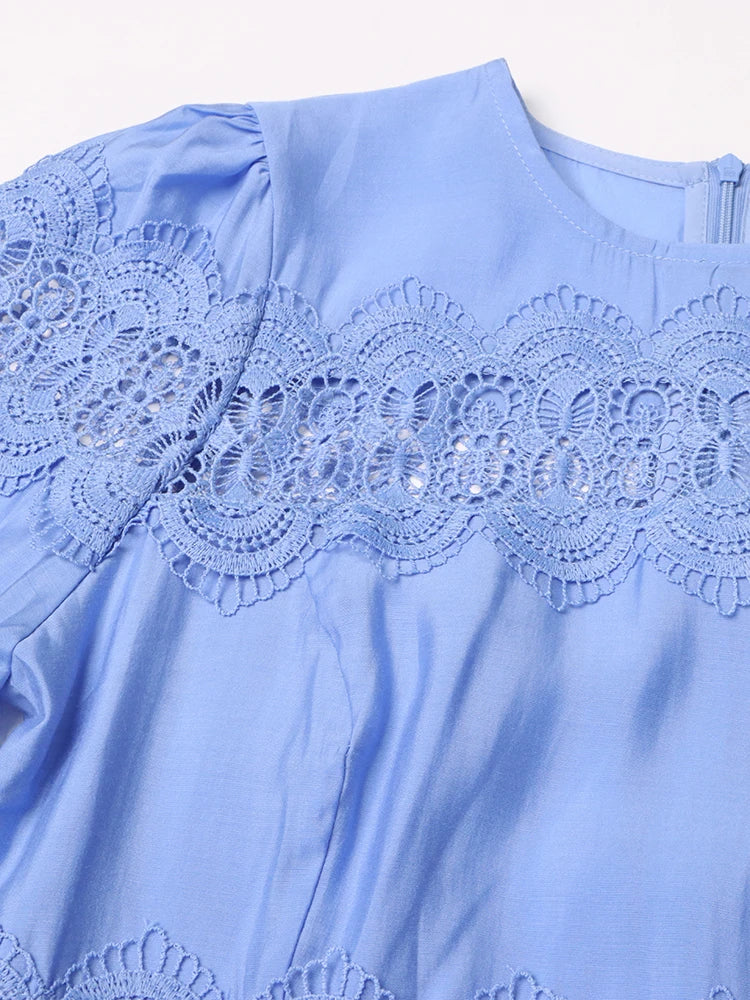 Eleanor Lace Embroidery Dress