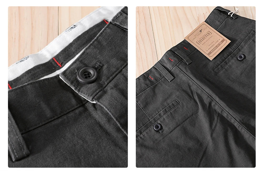 EDWARD CASUAL COTTON CARGO SHORTS