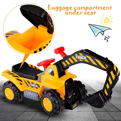 🚜LittleDigger Ride-On Excavator Toy