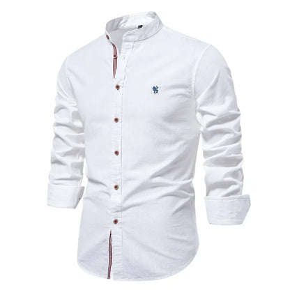 THE MAYFAIR LINEN BLEND SHIRT