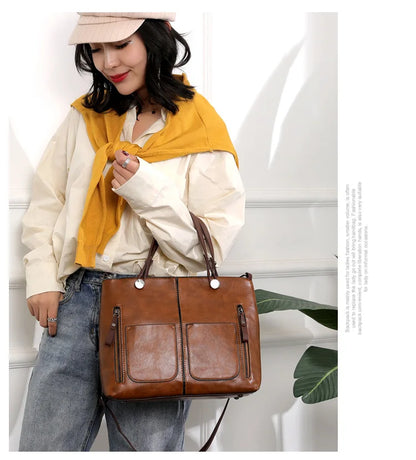 NOVA  LEATHER  SHOULDER BAG