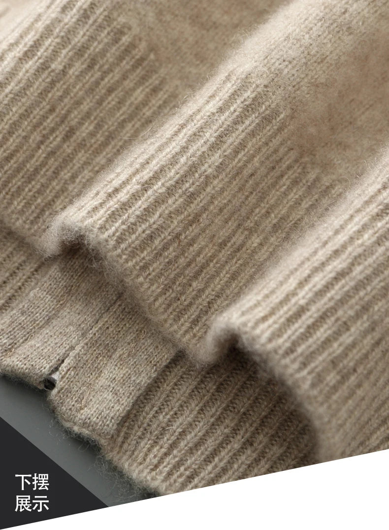 ALPINE ZIP MERINO WOOL CARDIGAN