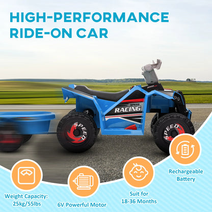 Prymee™ MiniRider Electric Quad with Trailer