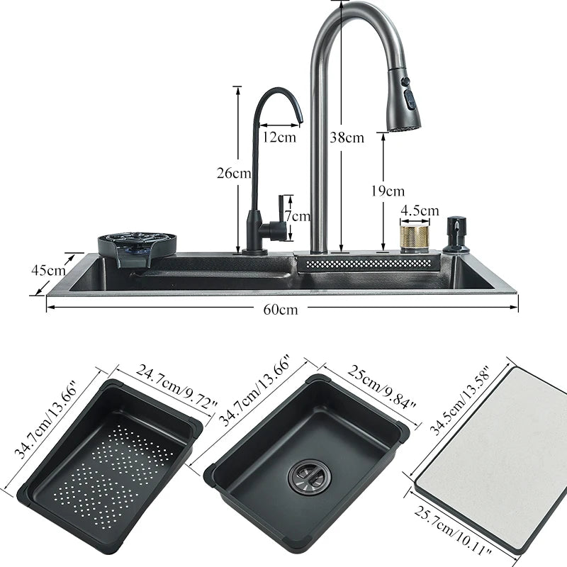 Health-Safe SpaceSaver Sink