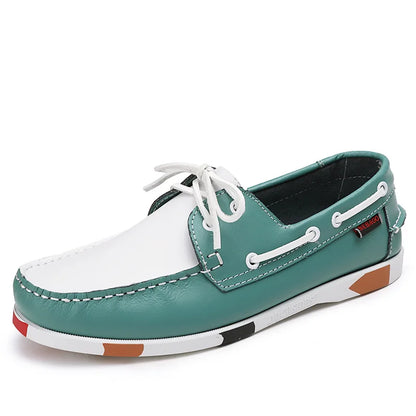 OLIVER LEATHER MOCCASIN SNEAKERS