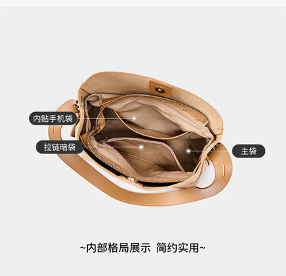 CLARISSA LEATHER TOTE BAG
