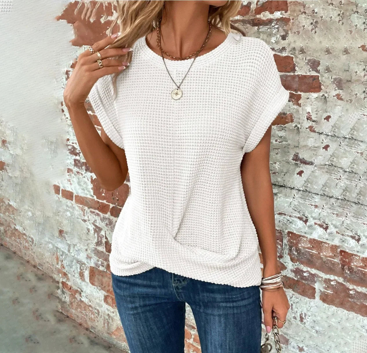 FREYA SOLID SHORT SLEEVE TEE