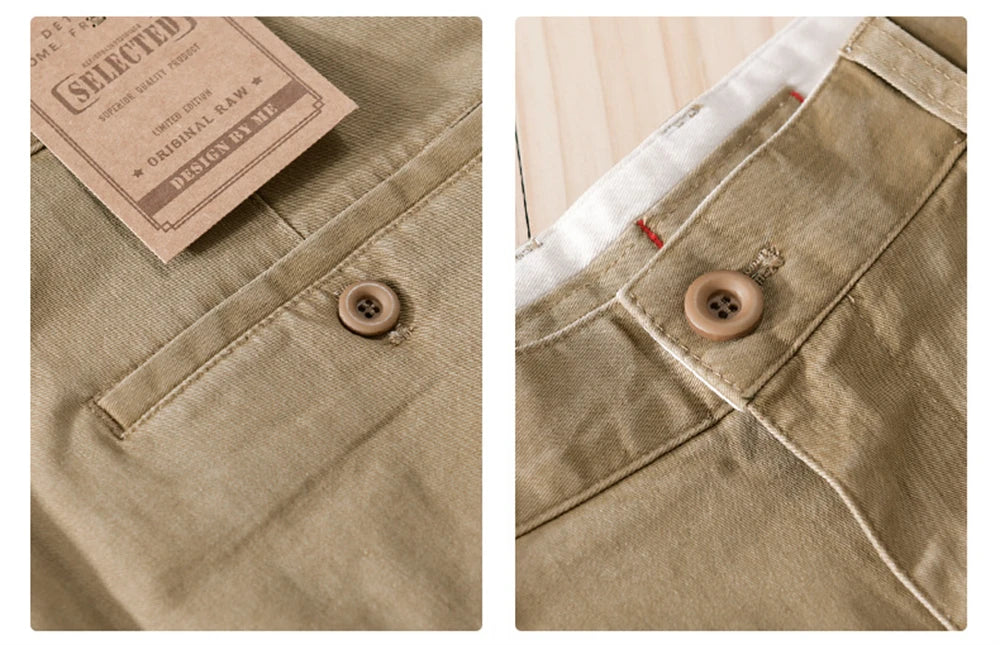 EDWARD CASUAL COTTON CARGO SHORTS