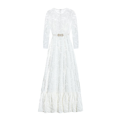 EMMA LACE A-LINE DRESS