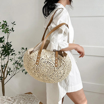 THE PORTOFINO STRAW TOTE