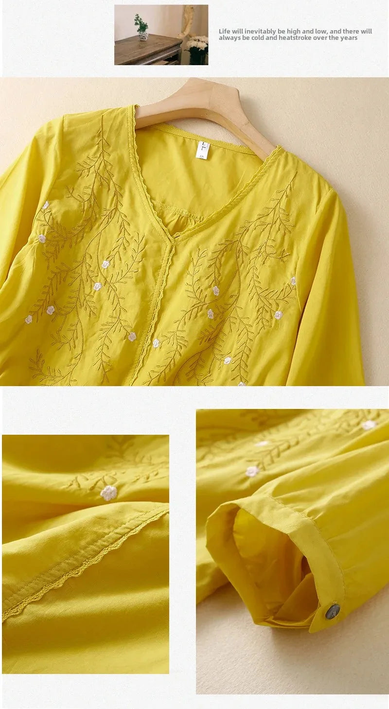 BONNIE LINEN BLOUSE