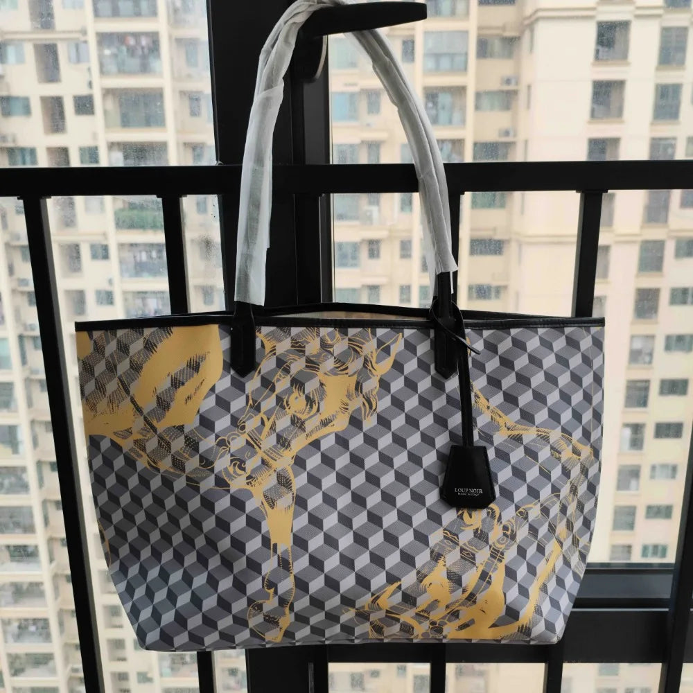 LOUP NOIR METALIC TOTE