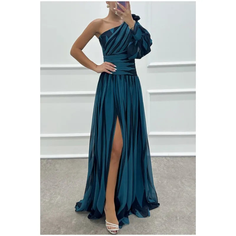 ELEGANT SPLIT MAXI DRESS