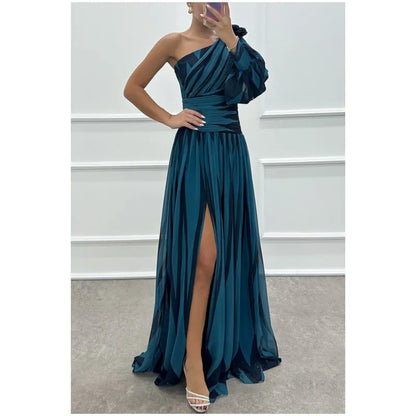 ELEGANT SPLIT MAXI DRESS
