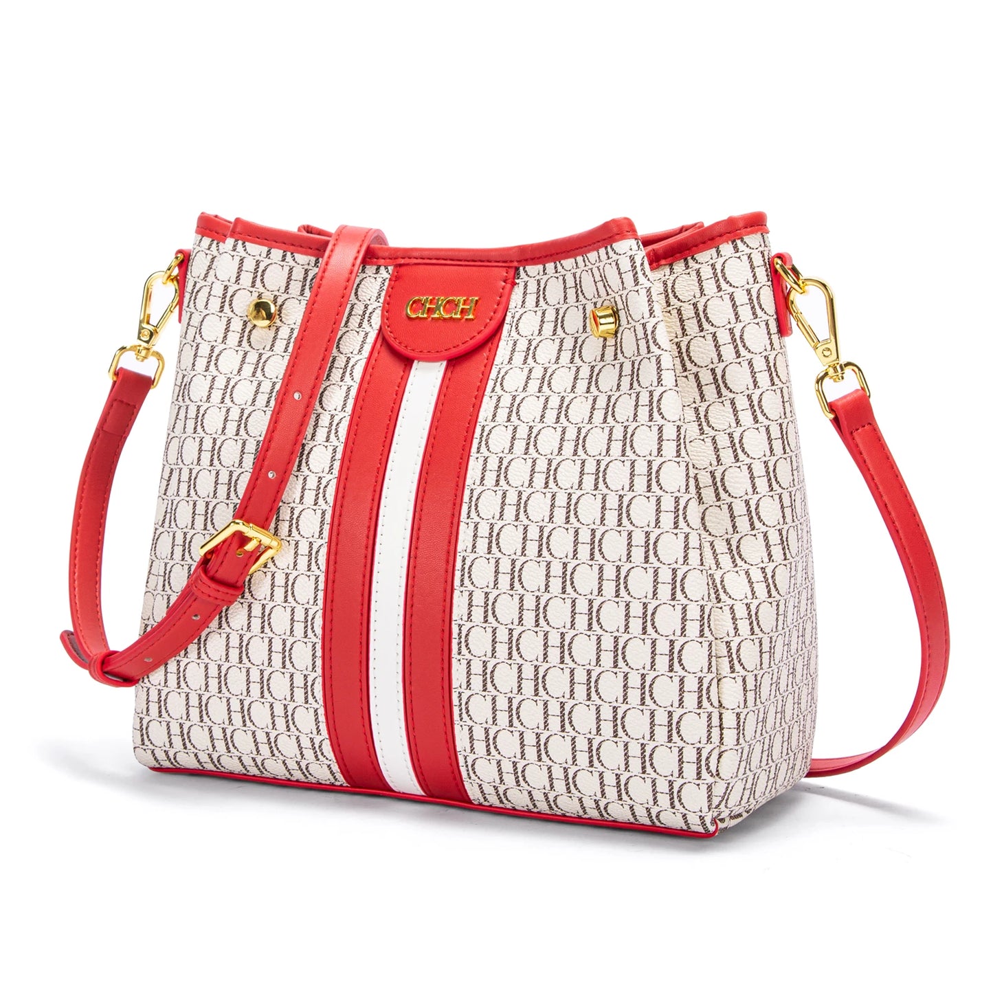 EMILY SPLICING SHOULDER BAG