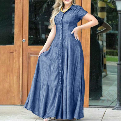 DenimGrace Shirt Dress