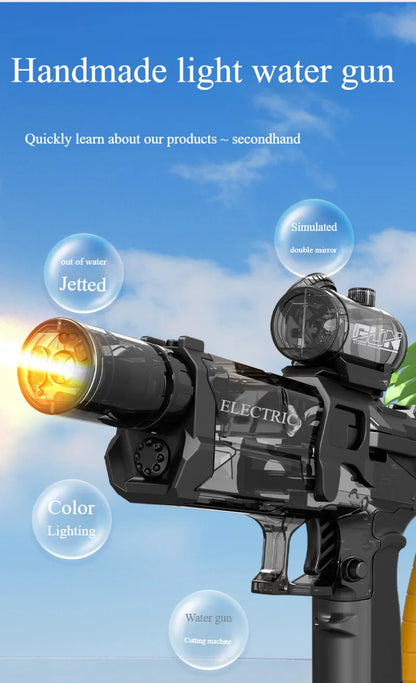 BlazeShot Electric Water Gun – Ice Blast Edition