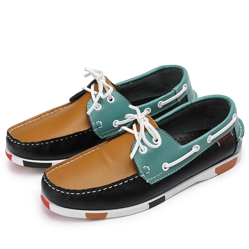 OLIVER LEATHER MOCCASIN SNEAKERS