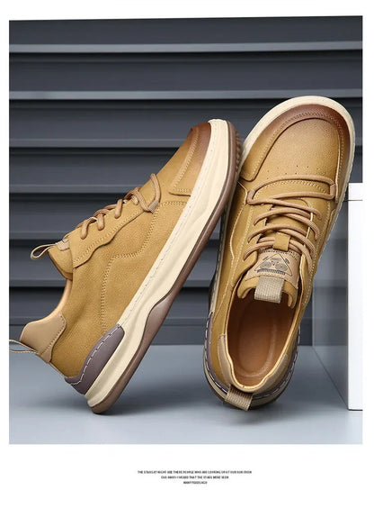 HUDSON LEATHER SNEAKERS