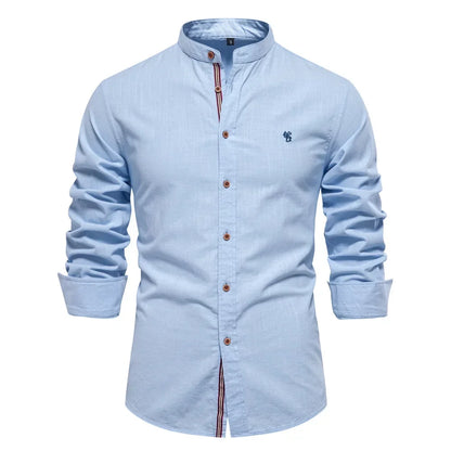 THE MAYFAIR LINEN BLEND SHIRT