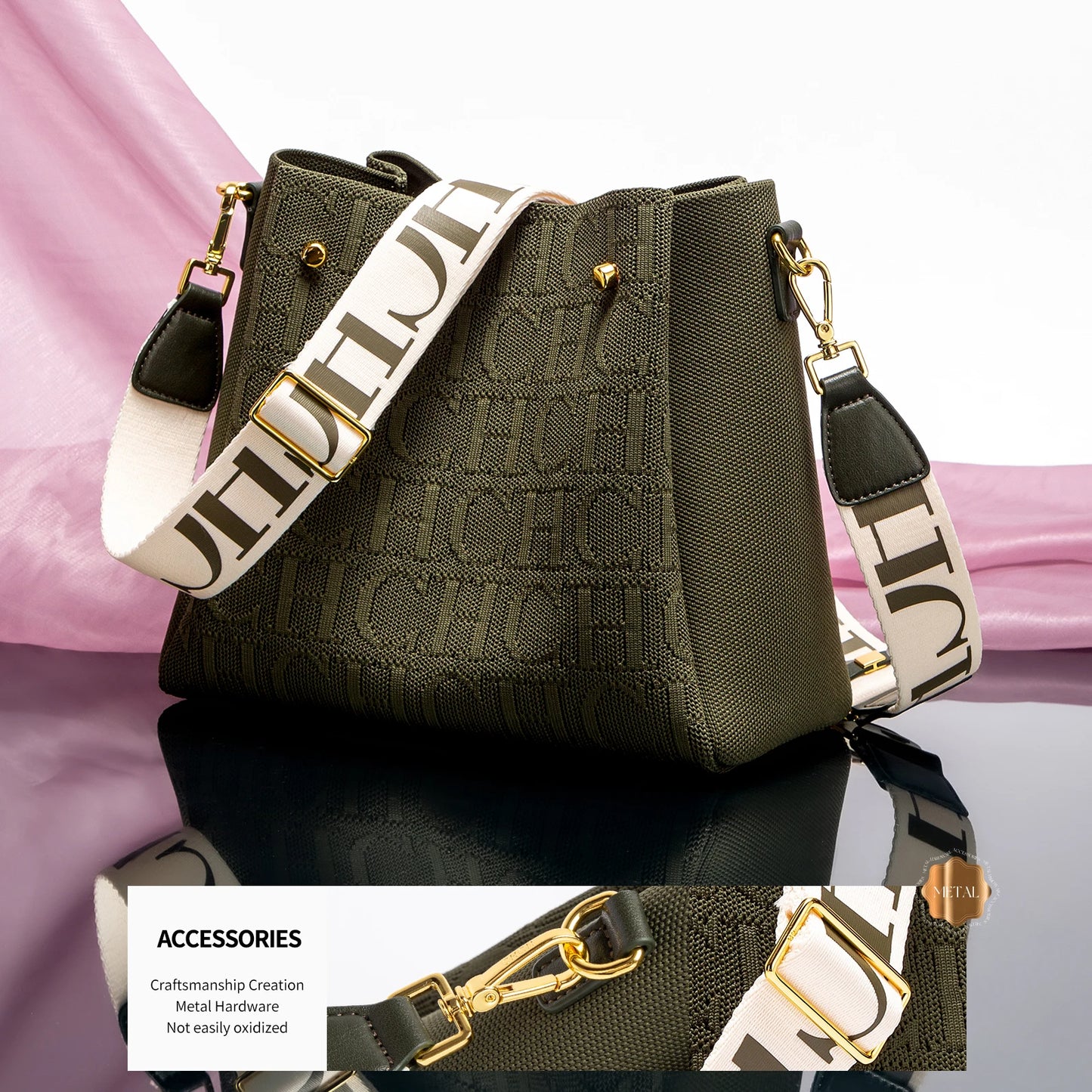 GEORGIA LETTER SHOULDER BAG