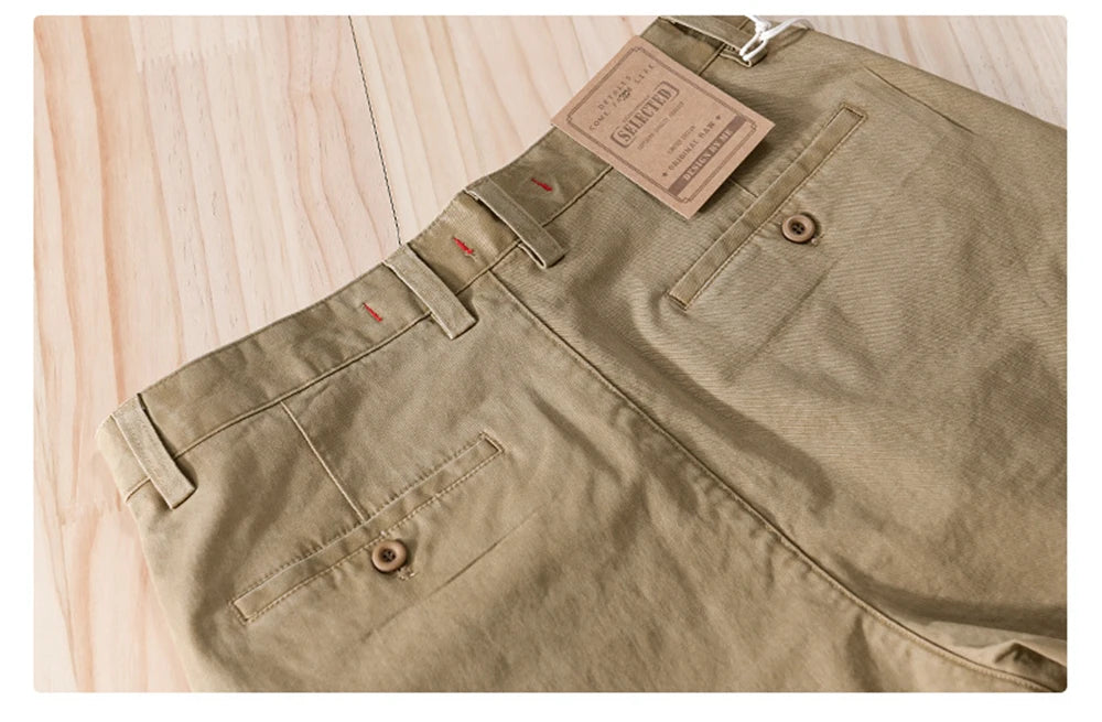 EDWARD CASUAL COTTON CARGO SHORTS