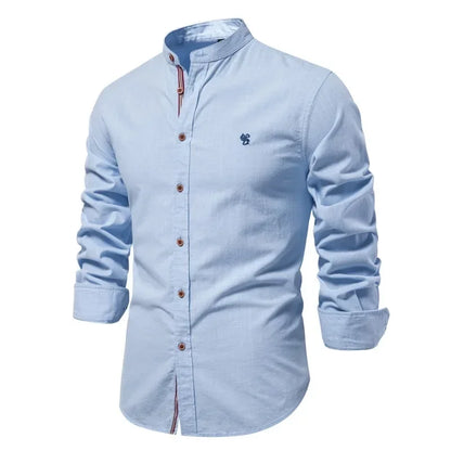 THE MAYFAIR LINEN BLEND SHIRT