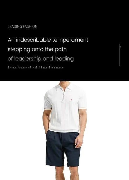 ECHO RIBBED POLO