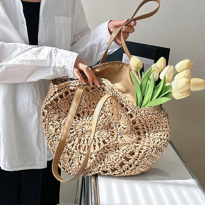 THE PORTOFINO STRAW TOTE