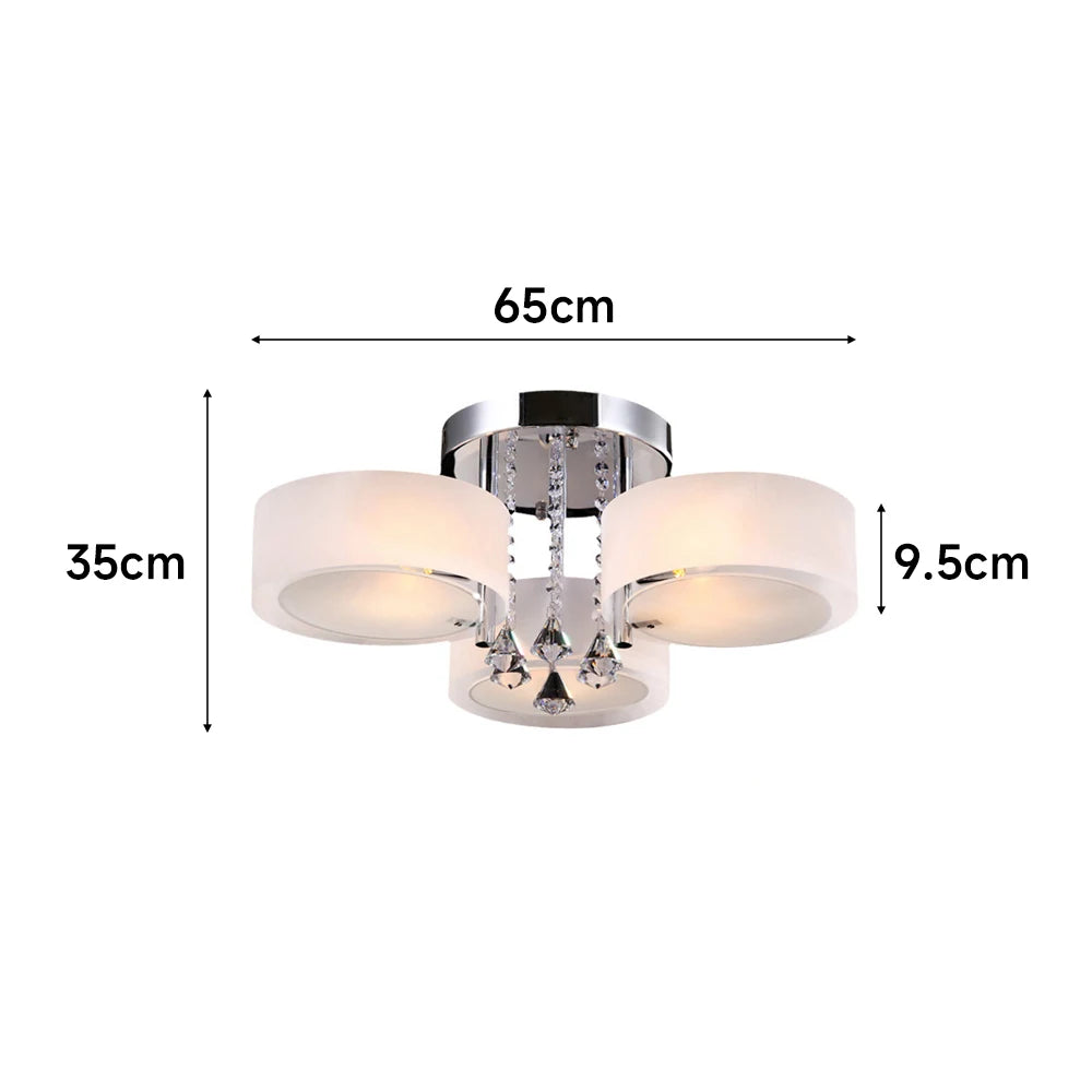 LumaBloom Crystal Ceiling Light