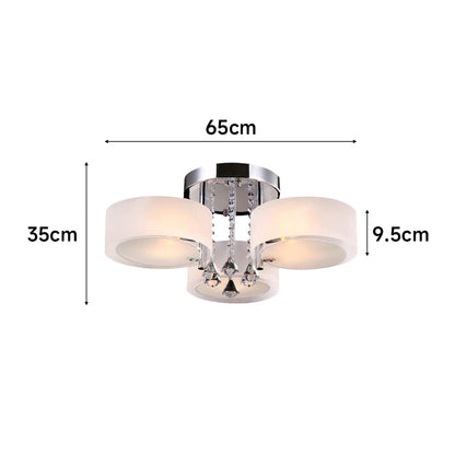 LumaBloom Crystal Ceiling Light