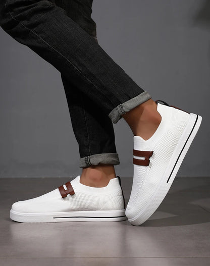 ARCHIE WHITE LOAFERS