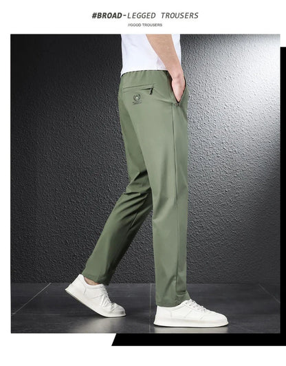James Ice Silk Casual Pants